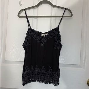 American Eagle Black Laced Tank